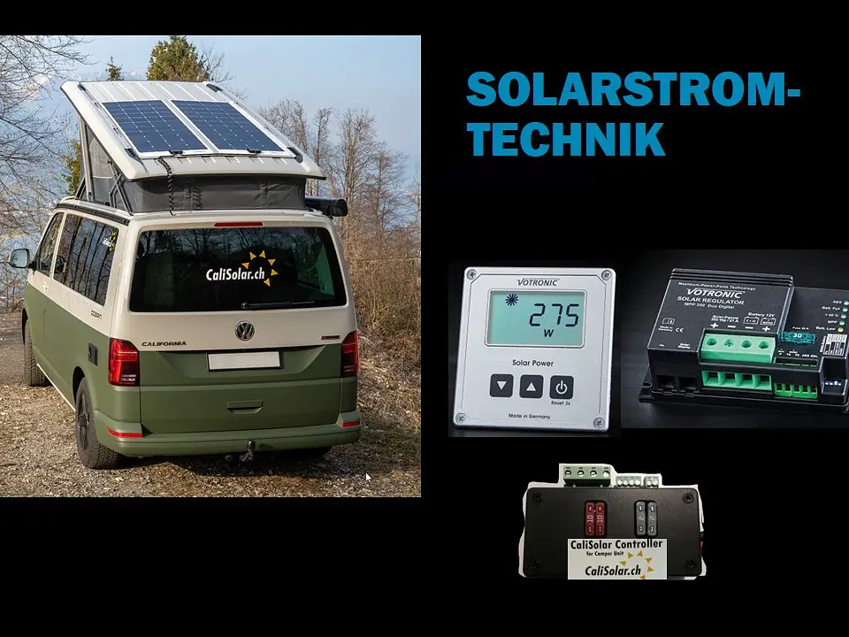 Solaranlage VW California T5/T6/T6.1