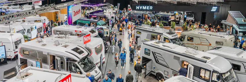 Viele Highlights für alle Camping- und Caravaning-Fans: Der Suisse Caravan Salon öffnet bald seine Türen