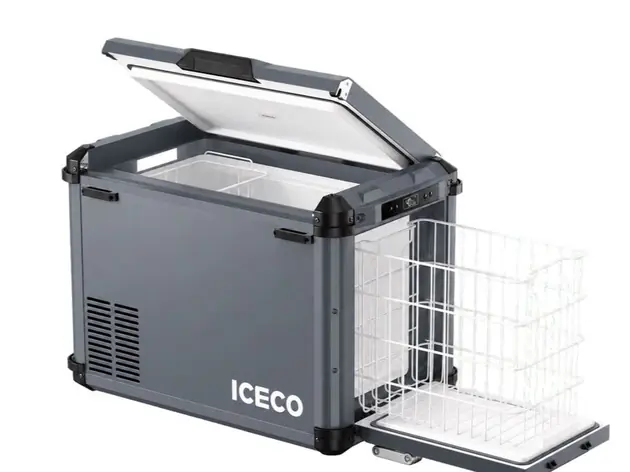 Glacière à compresseur ICECO VL45PLUS, 45 L, simple compartiment - Gris  ICECO VL45PLUS Kompressor-Kühlbox, 45 L, Single-Zone - Grau